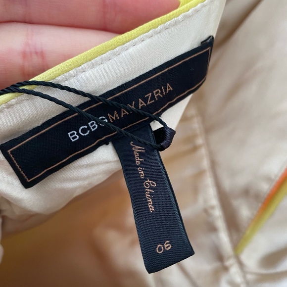 BCBG Maxazria Never Worn Empire Waist Silk Dress - Picture 8 of 13